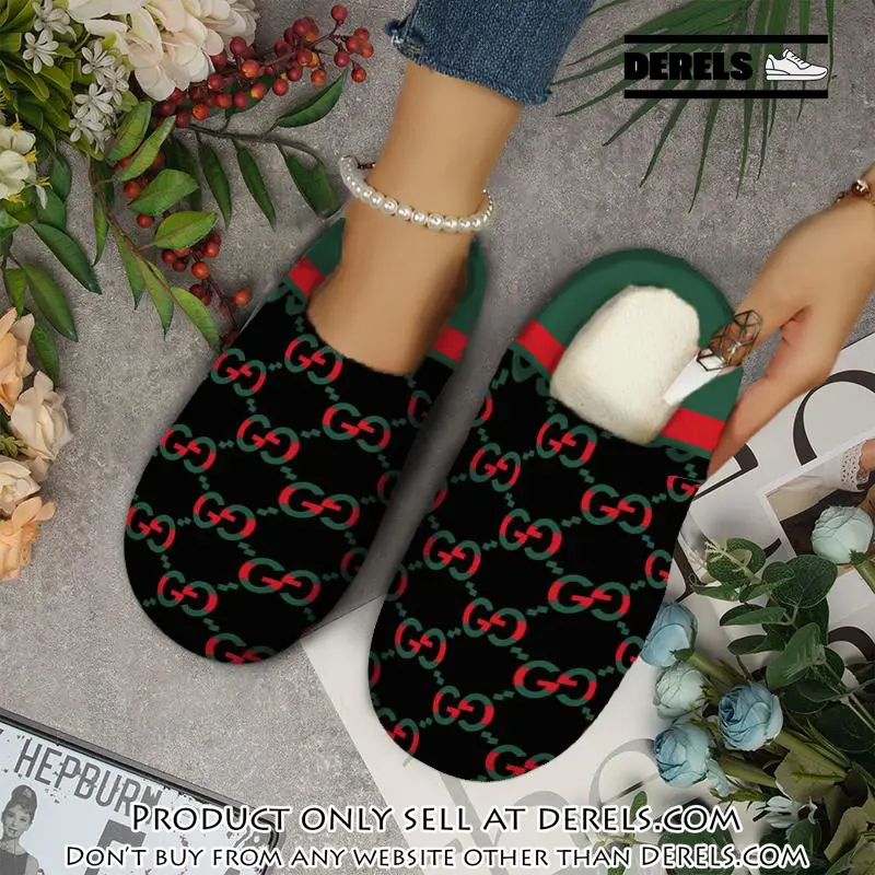 Gucci fleece slippers luxury inhouse slippers ihs1005 dr2838461